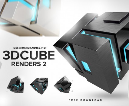 Designer Candies 3D Cuber Renders 2