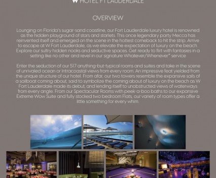 W Hotel Invitation Venue